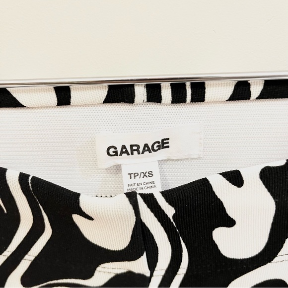 garage pants, black and white wave effect XS - Picture 2 of 6